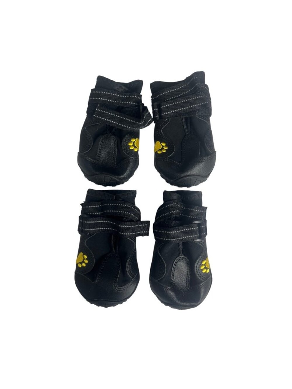 Dog Paw Protection Boots Waterproof Anti Slip Black Size 5 New WOT